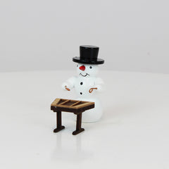 Snowman with Hammered Dulcimer