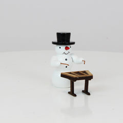 Snowman with Hammered Dulcimer