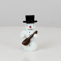 Snowman with Mandolin