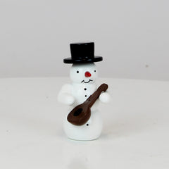 Snowman with Mandolin