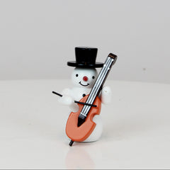 Snowman with Double Bass