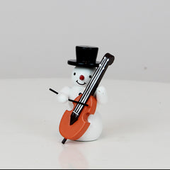 Snowman with Double Bass