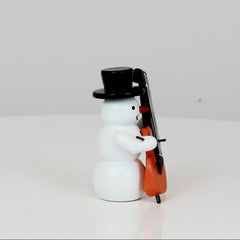 Snowman with Double Bass