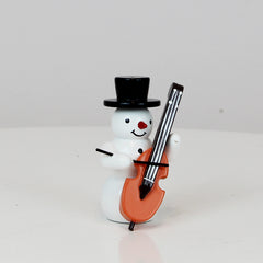 Snowman with Double Bass