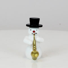 Snowman with Saxophone