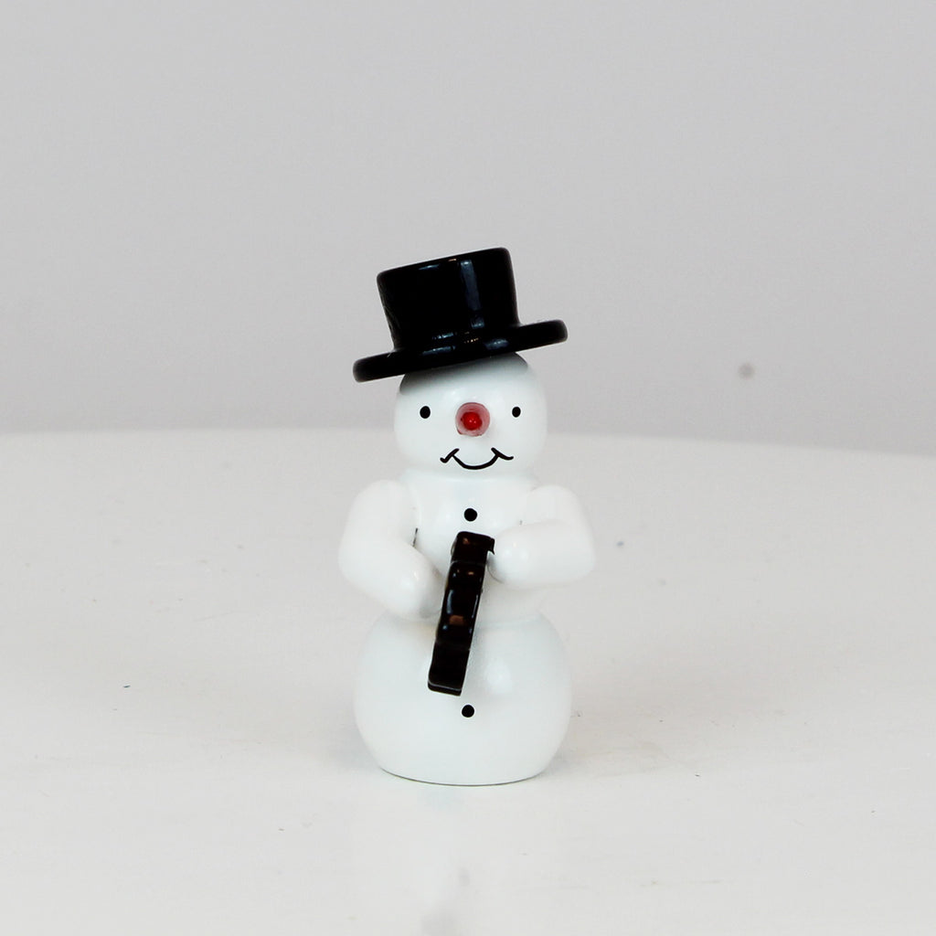 Snowman with Tambourine