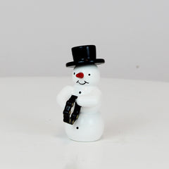 Snowman with Tambourine