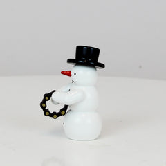 Snowman with Tambourine