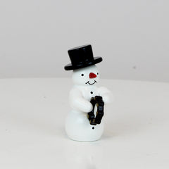 Snowman with Tambourine