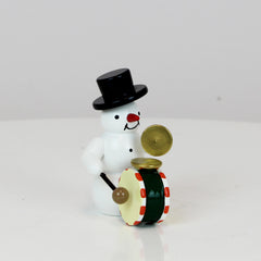 Snowman with Drum & Cymbal