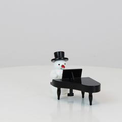 Snowman with Grand Piano