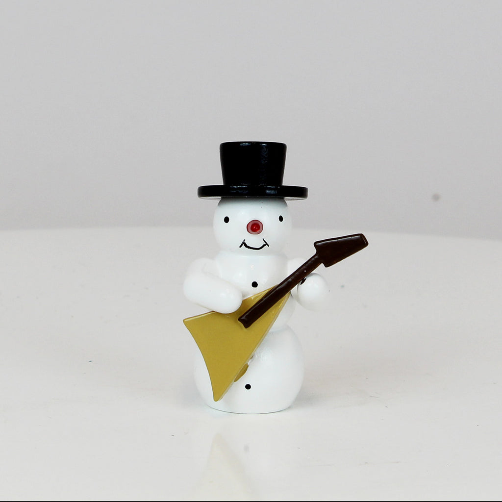 Snowman with Electric Guitar
