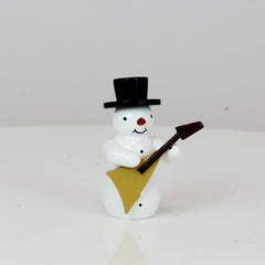 Snowman with Electric Guitar