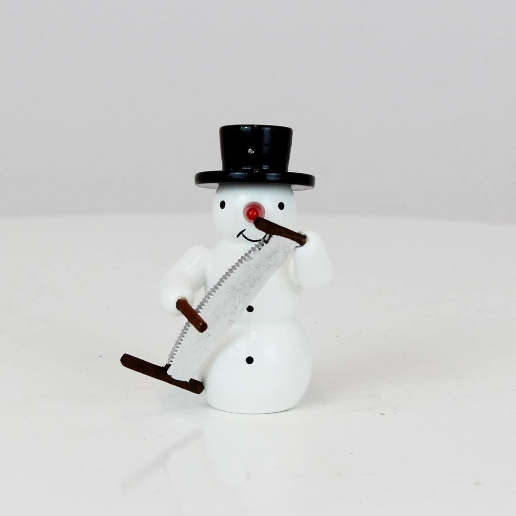 Snowman with Singing Saw