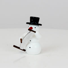 Snowman with Singing Saw