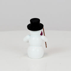 Snowman with Purple Lantern