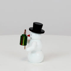 Snowman with Lantern