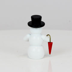 Snowman with Umbrella