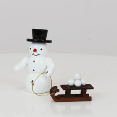 Snowman with Sled