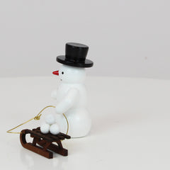 Snowman with Sled