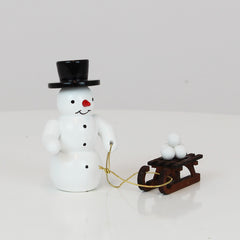 Snowman with Sled