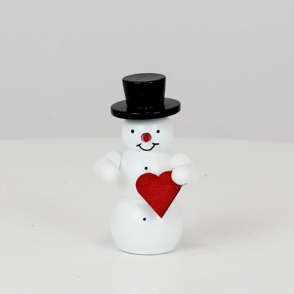 Schneemann mit Herz