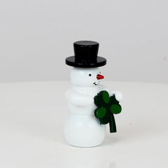 Snowman with Clover