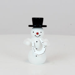 Snowman with Horseshoe