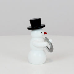 Snowman with Horseshoe