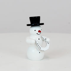Snowman with Horseshoe