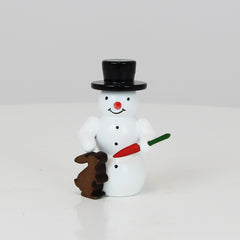 Snowman with Rabbit and Carrot
