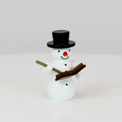 Snowman with Book and Pencil