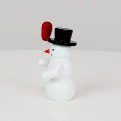 Snowman with Heart Balloon