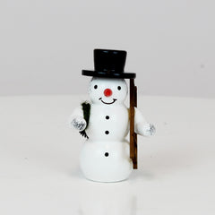 Snowman with Ladder and Broom