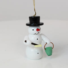 Schmuck Schneemann mit Schaufel und Eimer