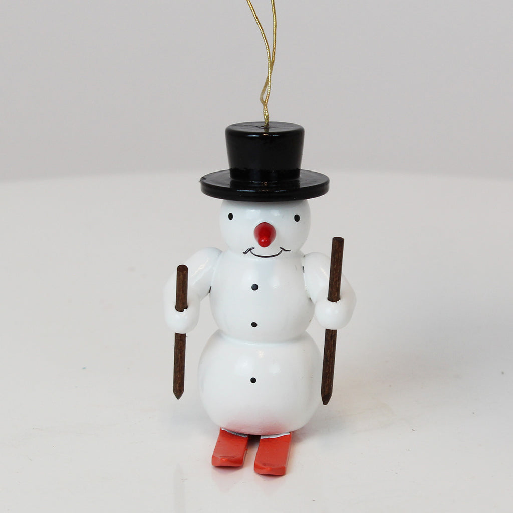 Ornament Snowman with ski