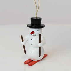 Ornament Snowman with ski