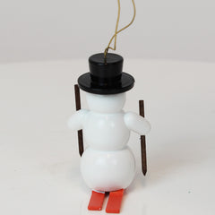 Ornament Snowman with ski