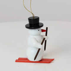 Ornament Snowman with ski