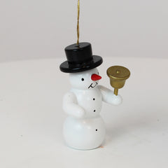 Ornament Snowman mit Glocke
