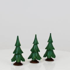 Decorative Tree Green Varnish 3-Set (2.5 inch)
