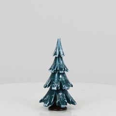 Decorative Tree Green-White Glossing (3.7 inch)