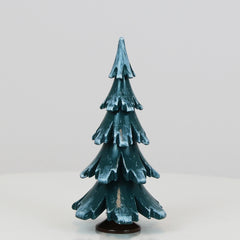 Decorative Tree Green-White Glossing (4.9 inch)