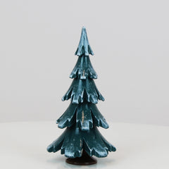 Decorative Tree Green-White Glossing (4.9 inch)