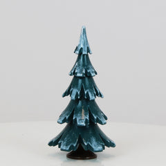 Decorative Tree Green-White Glossing (4.9 inch)