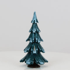 Decorative Tree Green-White Glossing (4.9 inch)