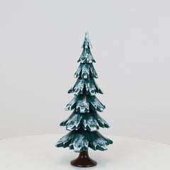 Decorative Tree Green-White Glossing (7.5 inch)