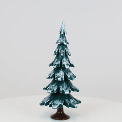 Decorative Tree Green-White Glossing (7.5 inch)
