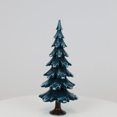 Decorative Tree Green-White Glossing (9.6 inch)