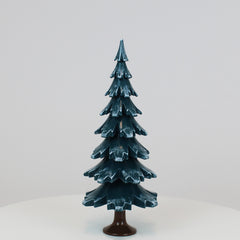 Decorative Tree Green-White Glossing (9.6 inch)